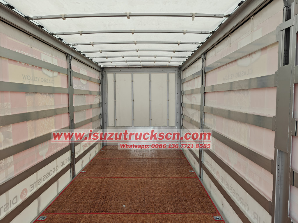 Isuzu FVR chassis Aluminium Curtain Sider body truck