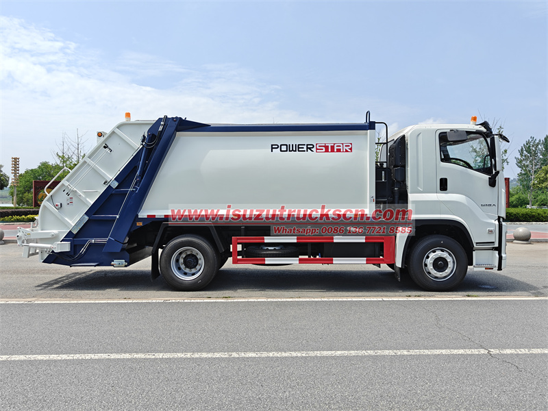 Isuzu FVR GIGA 14cbm trash compactor truck