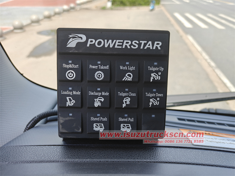 Isuzu GIGA 6HK1 engine garbage compactor truck