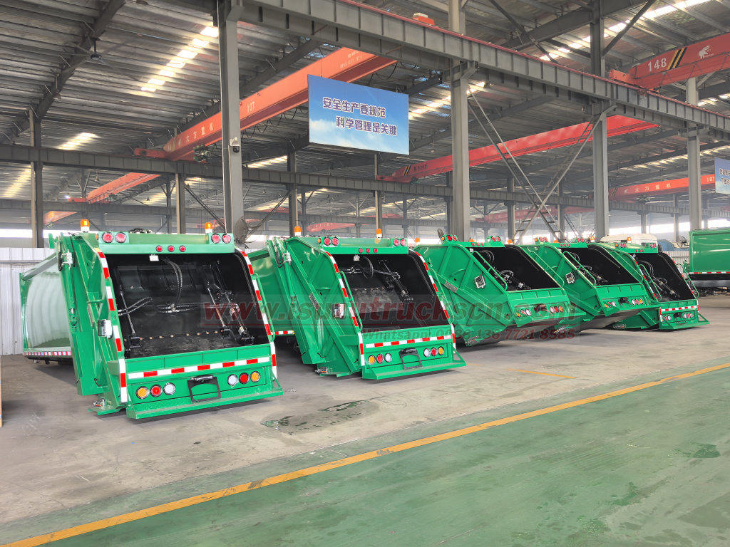 FIJI 15units Rear Loader Garbage Truck body 