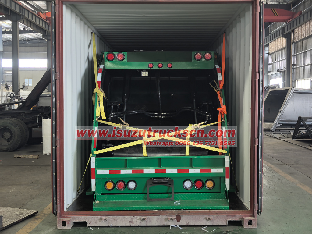 FIJI 15units Rear Loader Garbage Truck body 