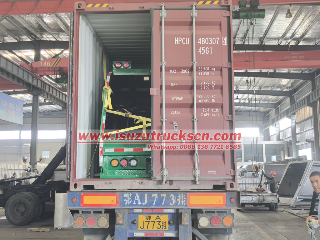 FIJI 15units Rear Loader Garbage Truck body 