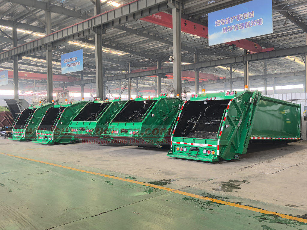 FIJI 15units Rear Loader Garbage Truck body 