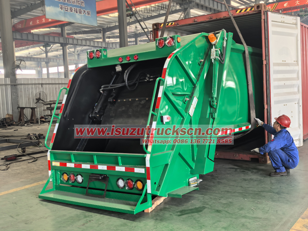 FIJI 15units Rear Loader Garbage Truck body 