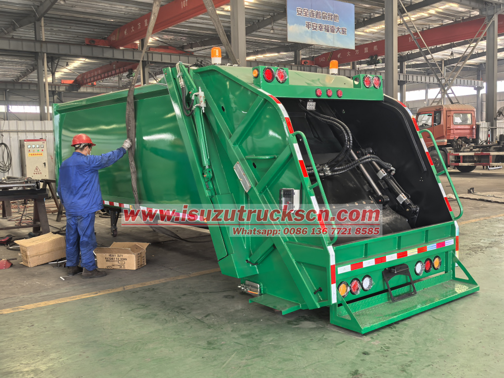 FIJI 15units Rear Loader Garbage Truck body 