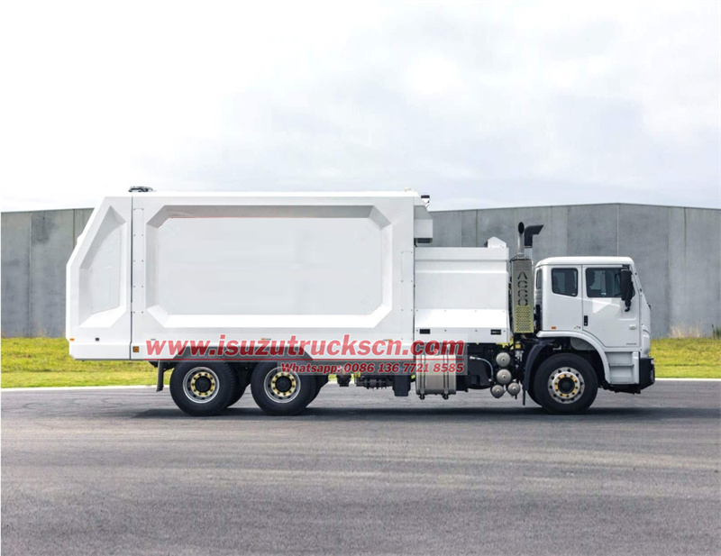 Isuzu 6x4 20cbm refuse side loader waste truck