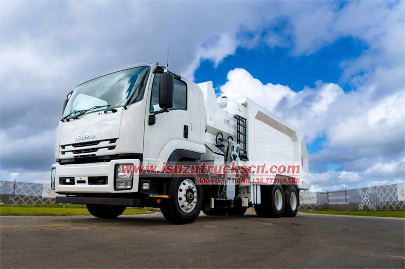 Isuzu FVZ heavy-duty side loader garbage vehicle