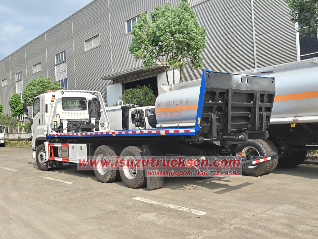 Isuzu Giga 20tons heavy Flatbed Wrecker & Wheel Lift truck