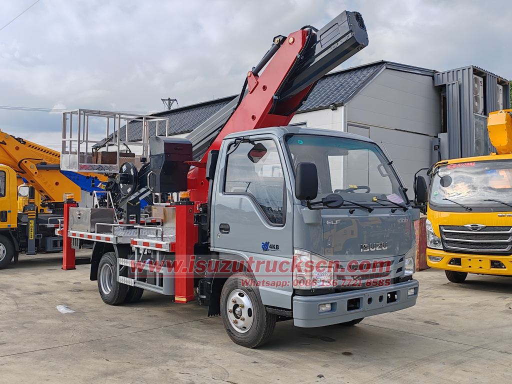 Isuzu 18m hydraulic platform truck