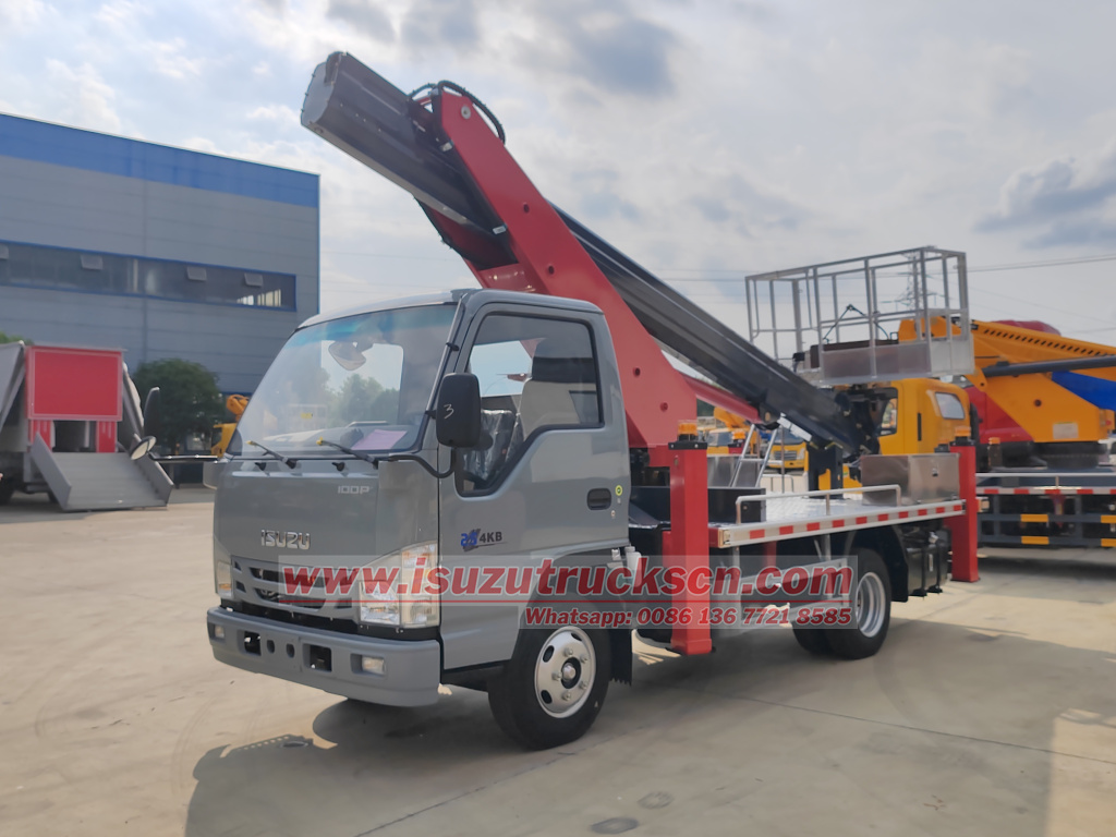 Isuzu 18m hydraulic platform truck