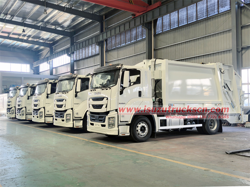 Isuzu 16cbm Hydraulic garbage compactor