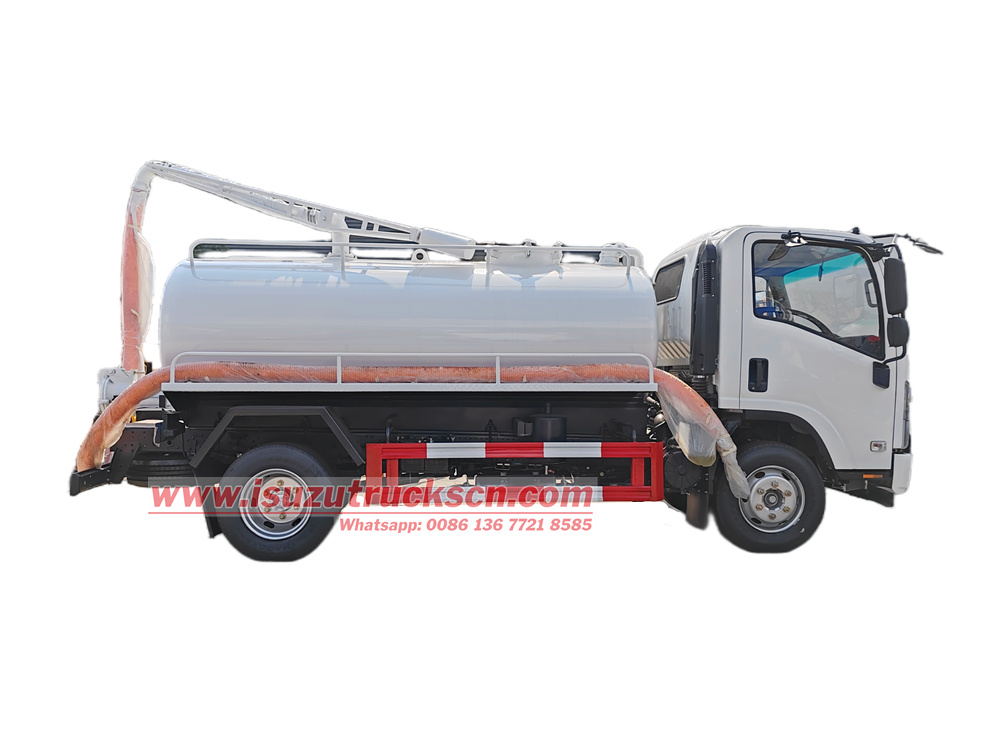 Isuzu KV100 5000 liters fecal suction truck