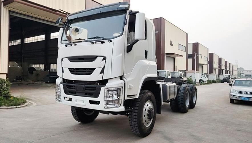 Philippines Giga Isuzu off-road heavy cab chassis trucks 6x6