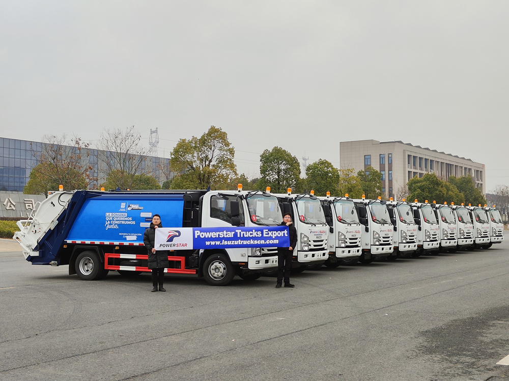 10units garbage compactor truck Bulk Shipment