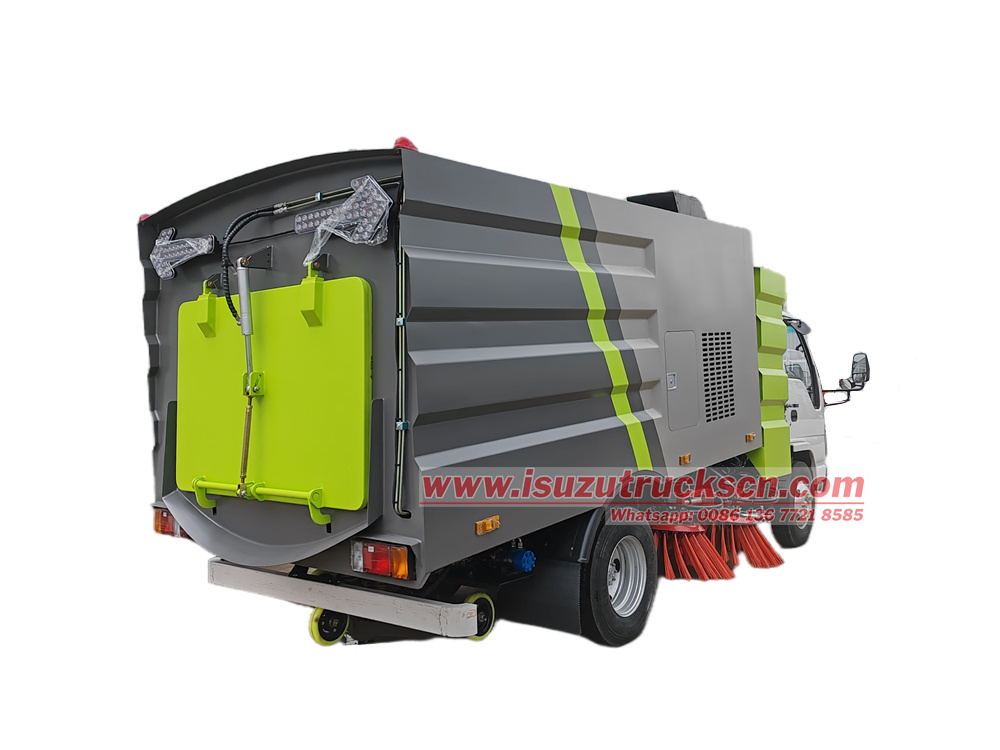 Isuzu ELF 100P 4cbm street sweeper truck