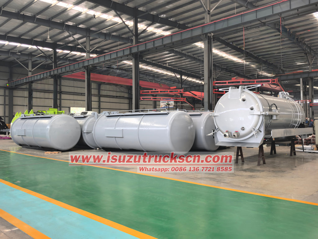 Fiji 6 units Sewage Tank Bodies 12,000L