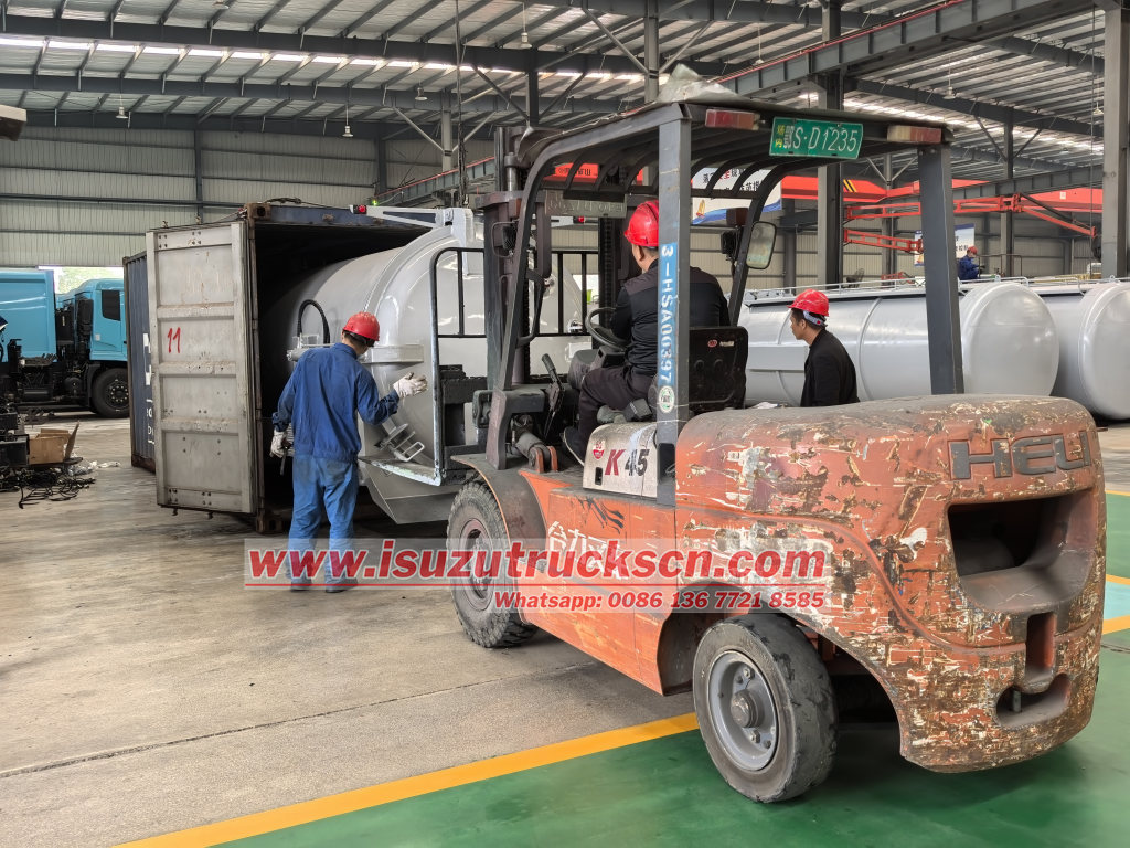 Fiji Sewage Suction Truck Body kit for sell