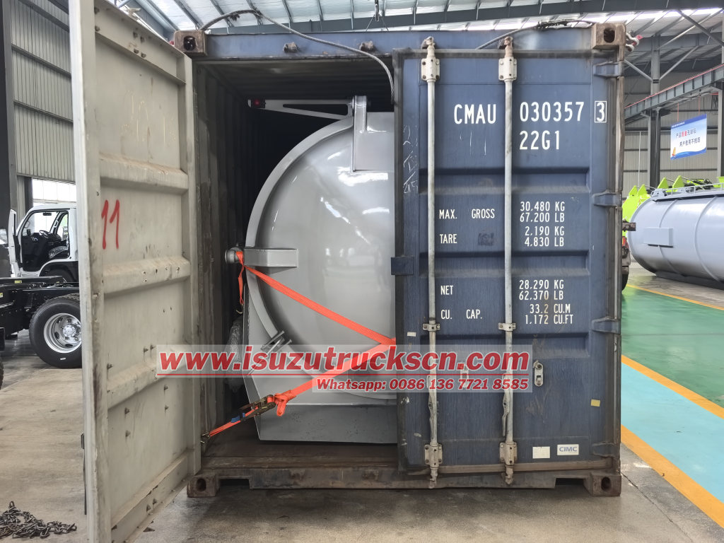 Fiji Sewage Suction Truck Body kit for sell