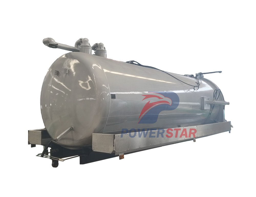 12m&sup3; sewage tanker body kits