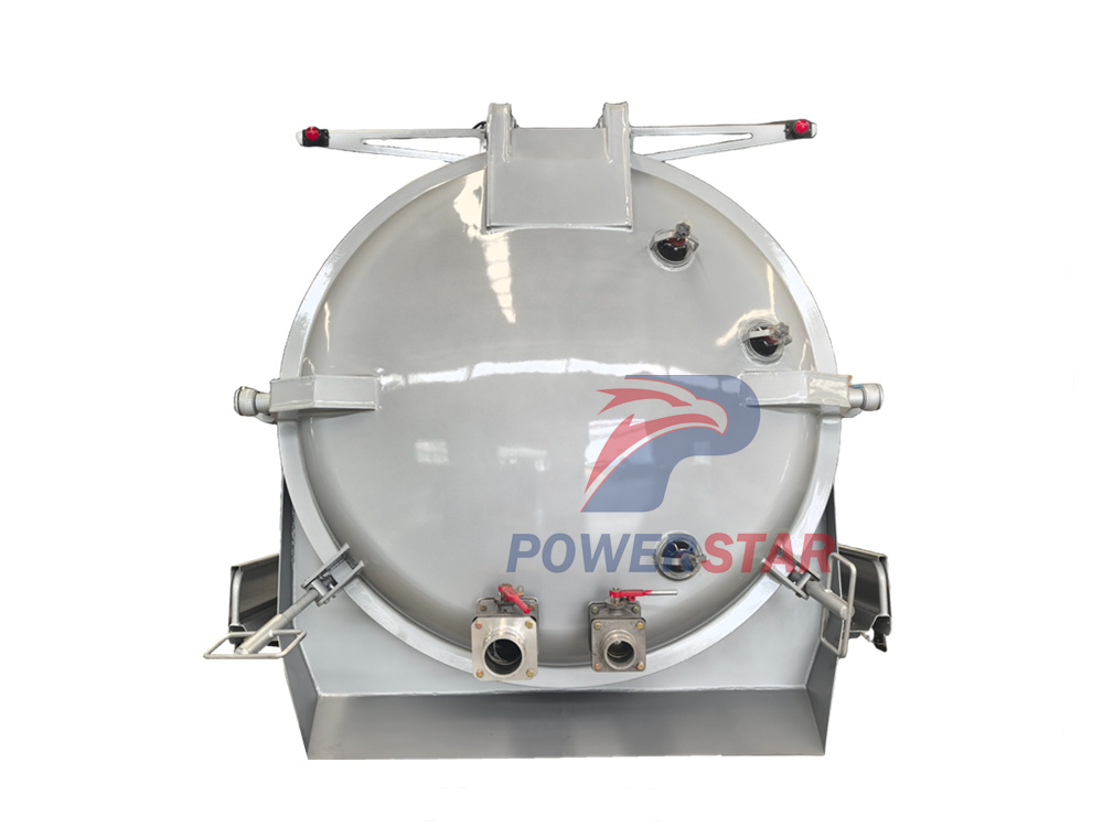 12cbm sewage vacuum truck superstructure body kit