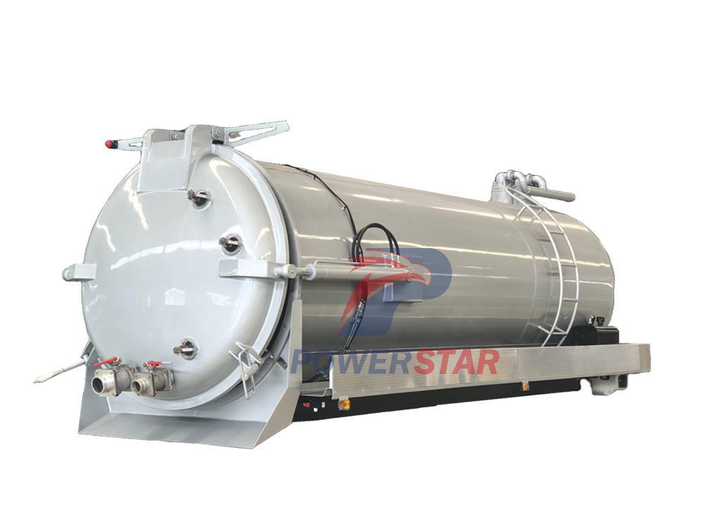 12000 liters vacuum suction truck upper body kits