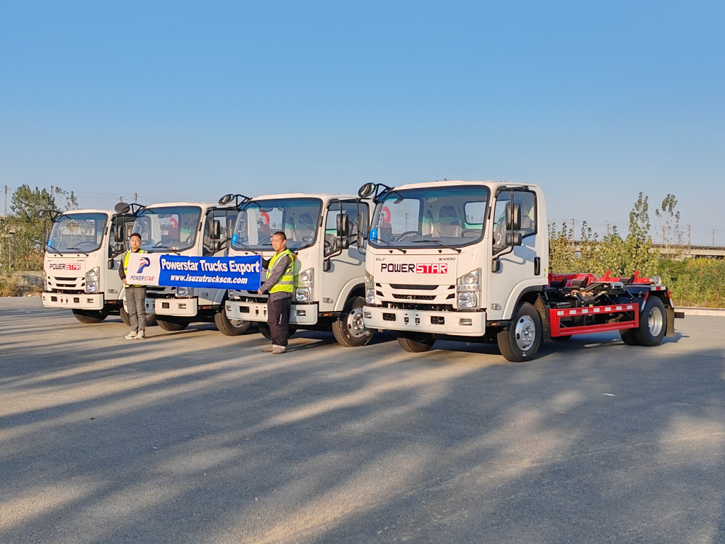 Honduras 4 units Hooklift Truck Isuzu