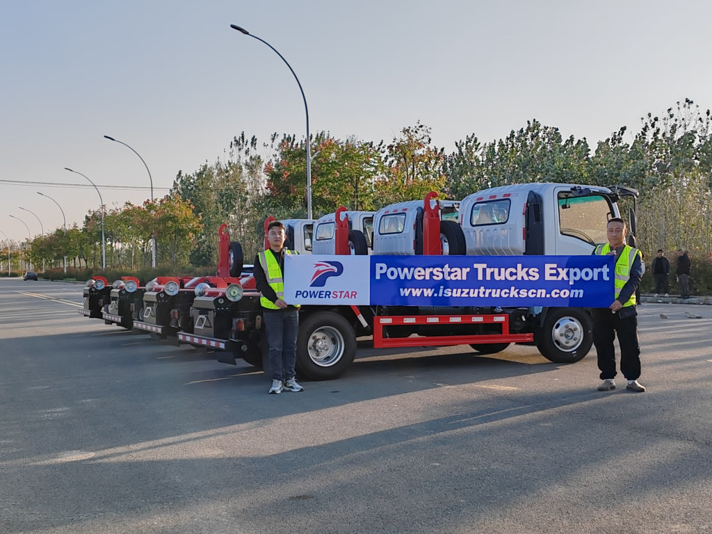 Honduras 4 units Hooklift Truck Isuzu