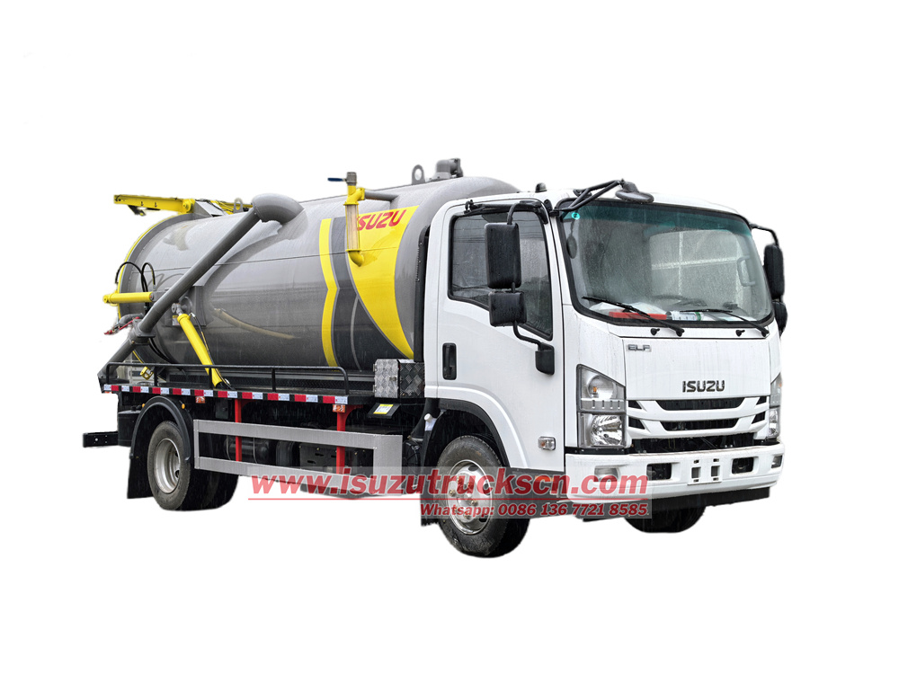  Isuzu NPR 8000 liters septic tanker truck 