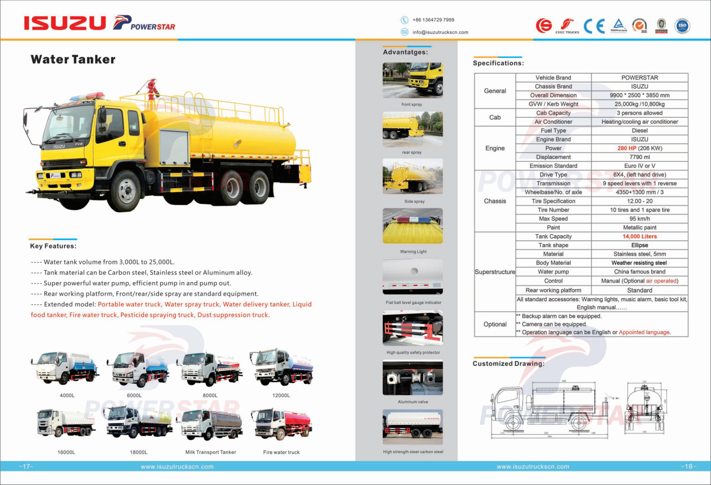 Powerstar Isuzu Trucks Special Vehicles Catalogue