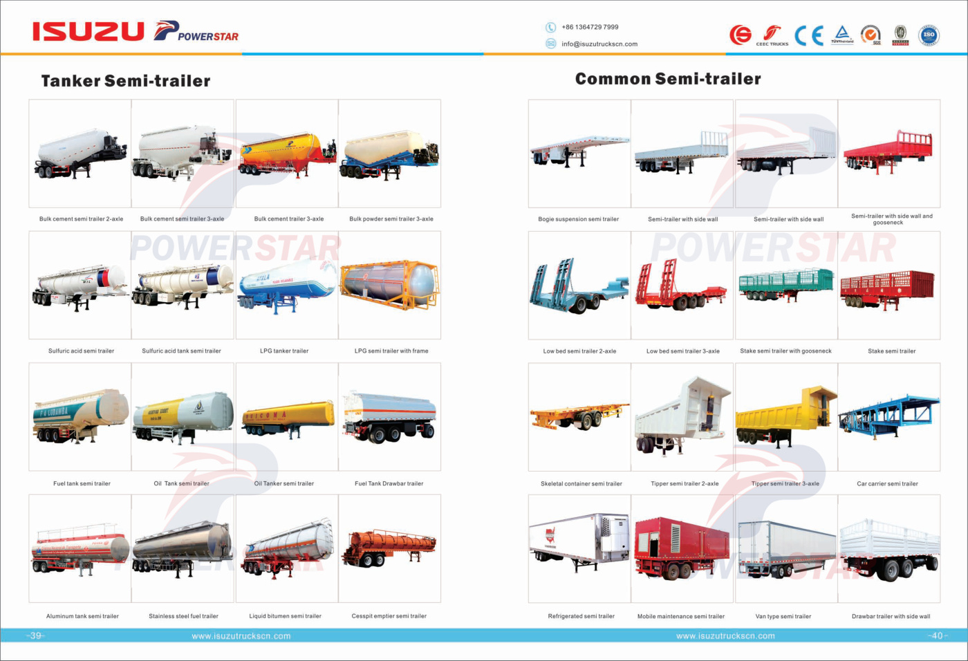 Powerstar Isuzu Trucks Special Vehicles Catalogue