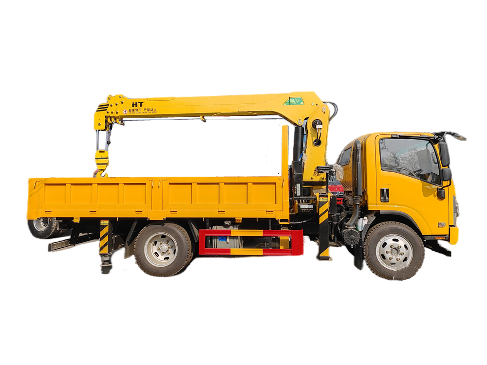 Isuzu 700P RHD truck mounted crane
