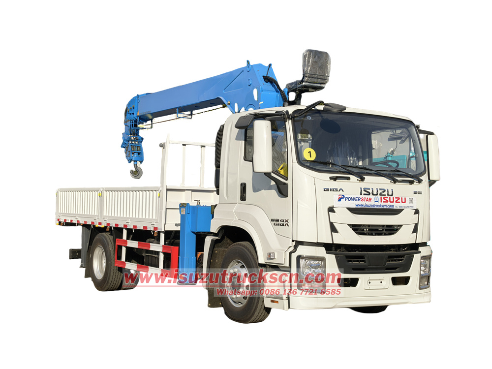 Moldova Isuzu 10t boom crane truck price