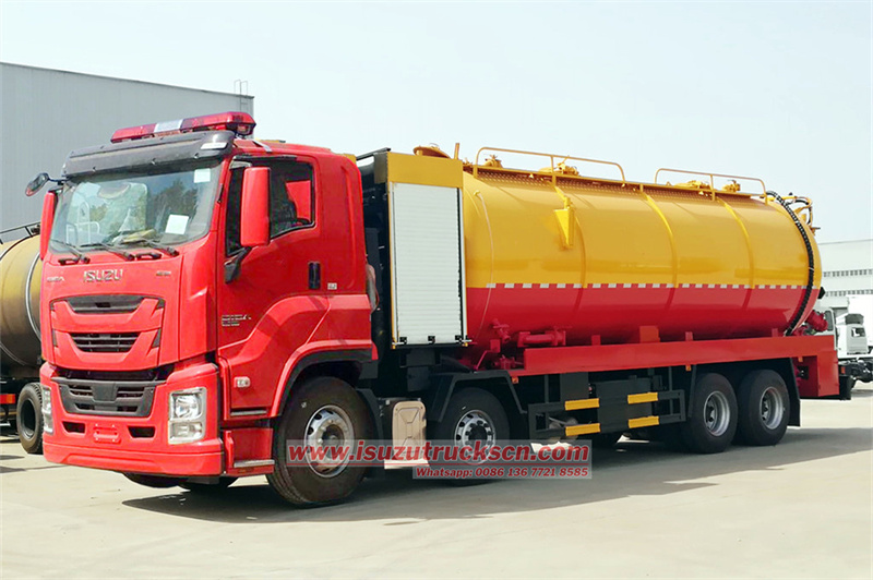 Vacuum suction truck