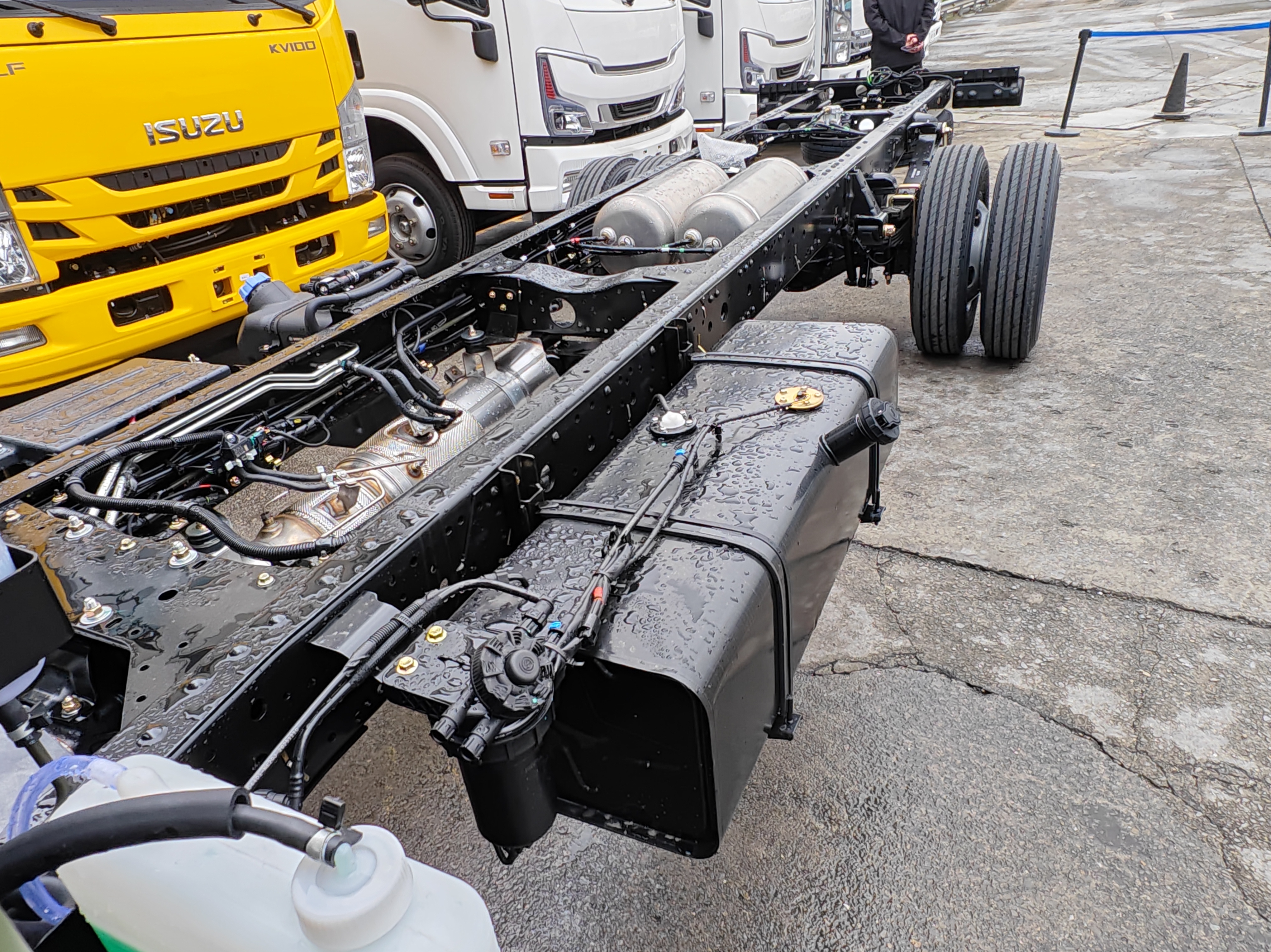 Isuzu NKR 100P chassis truck