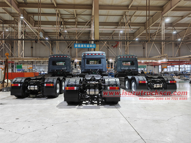Isuzu 400 kWh pure electric heavy-duty tractor