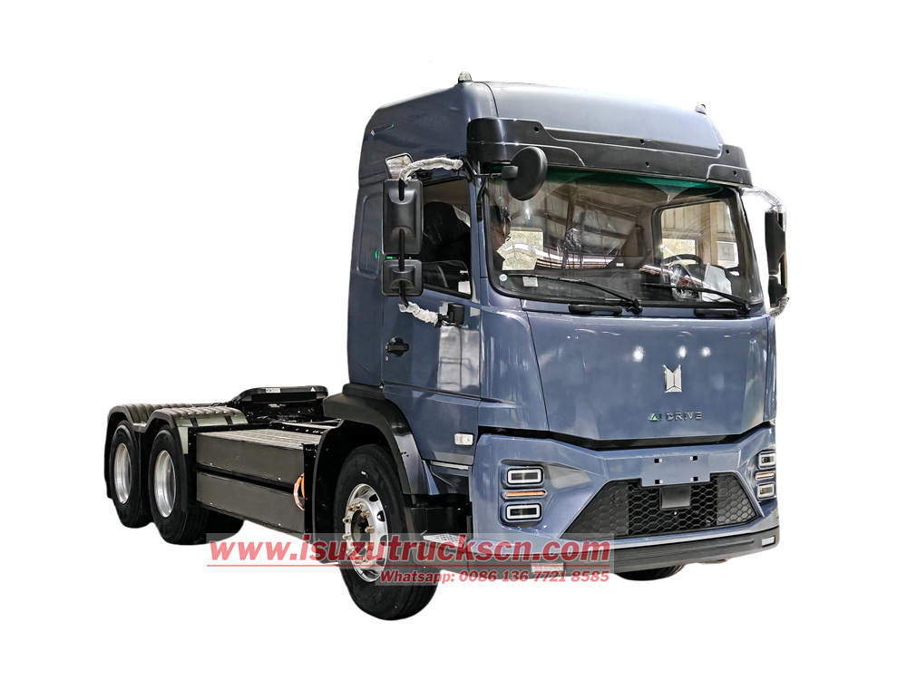 Isuzu 6x4 pure electric semi-trailer tractor 