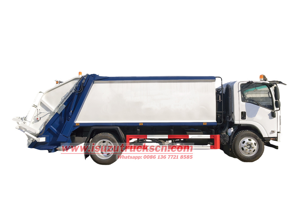 Isuzu 10 cbm hydraulic compaction truck
