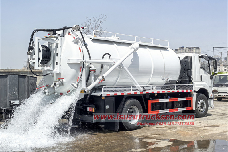 Isuzu KV600 6cbm vacuum tank truck