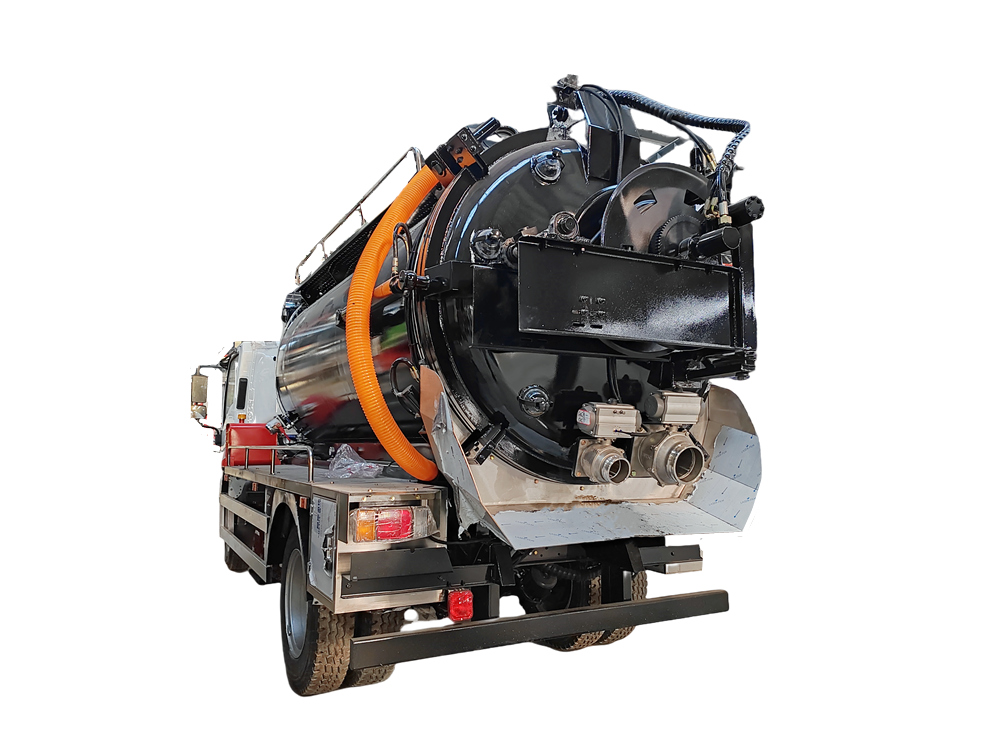 Isuzu 700P 8cbm Combined vacuum Jetting truck 