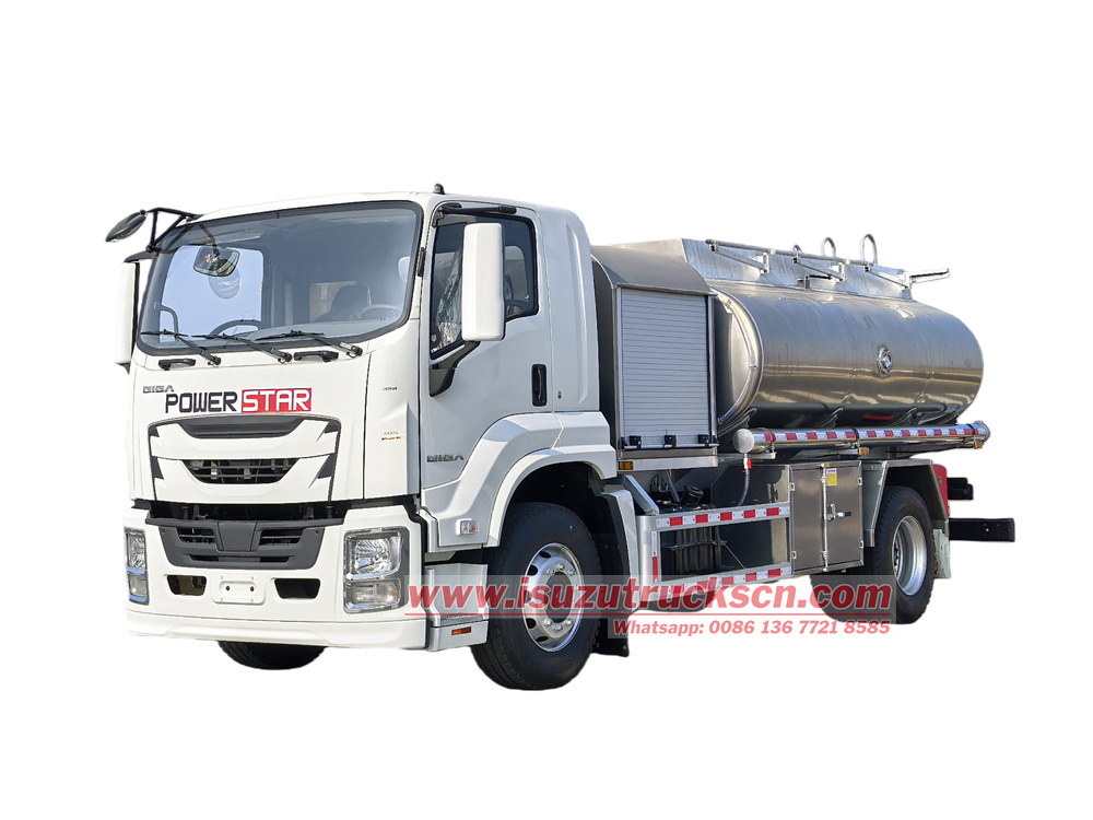 Nigeria Isuzu 10000L aviation refueler dispenser truck