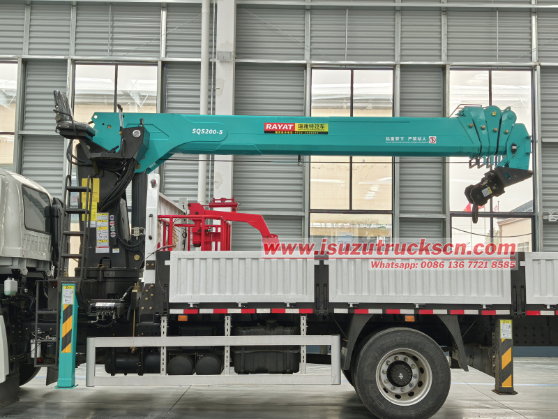 ISUZU GIGA 4HK1-TCG62 Mounted Hydraulic Boom Crane