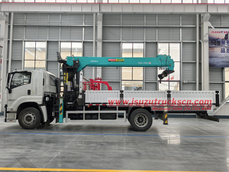 Isuzu Giga QL1180JQFRCY 4HK1-TCG62 Truck Mounted Crane for sale