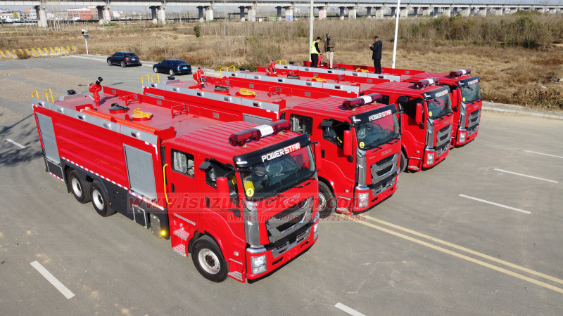 ISUZU GIGA 6WG1 520hp Firefighting truck USERS MANUAL