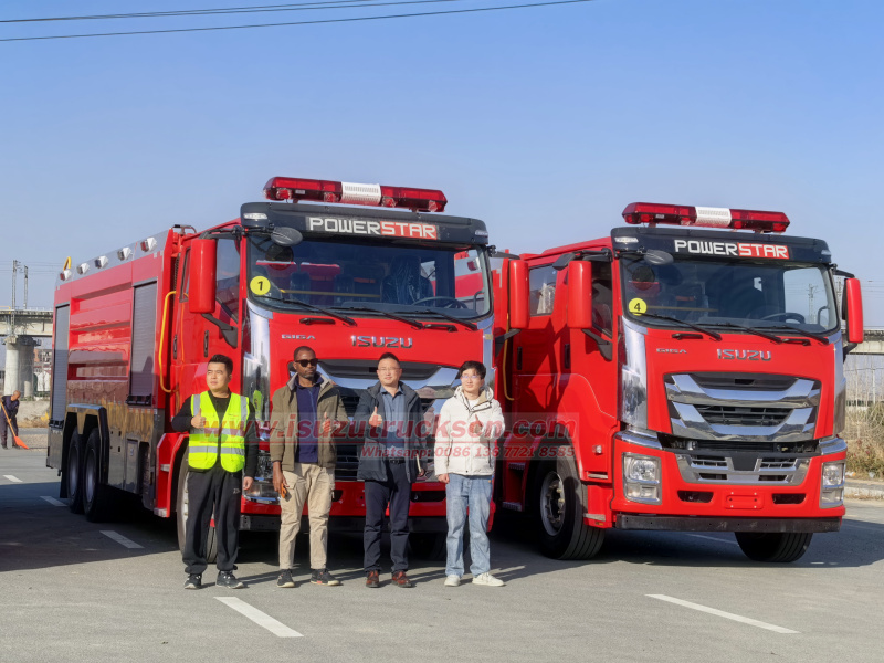 ISUZU GIGA 6WG1 520hp Firefighting truck USERS MANUAL