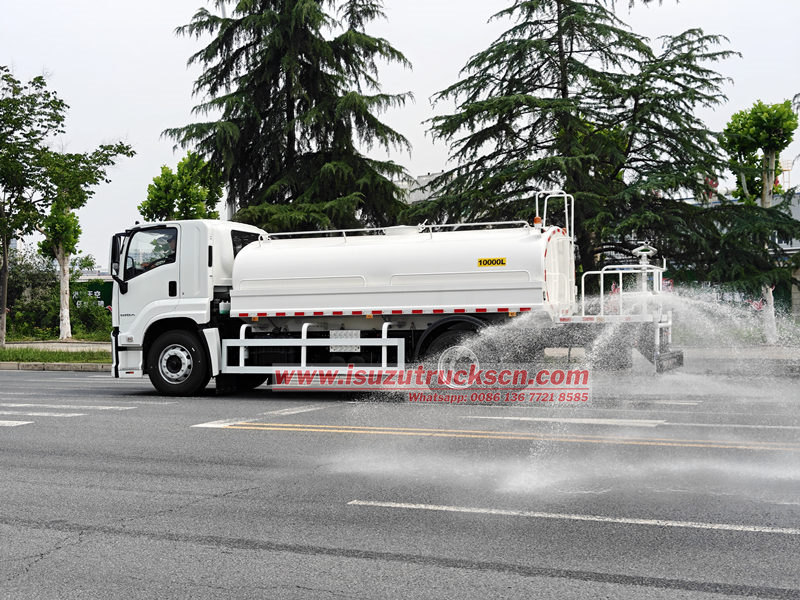 ISUZU water sprinkler truck applications