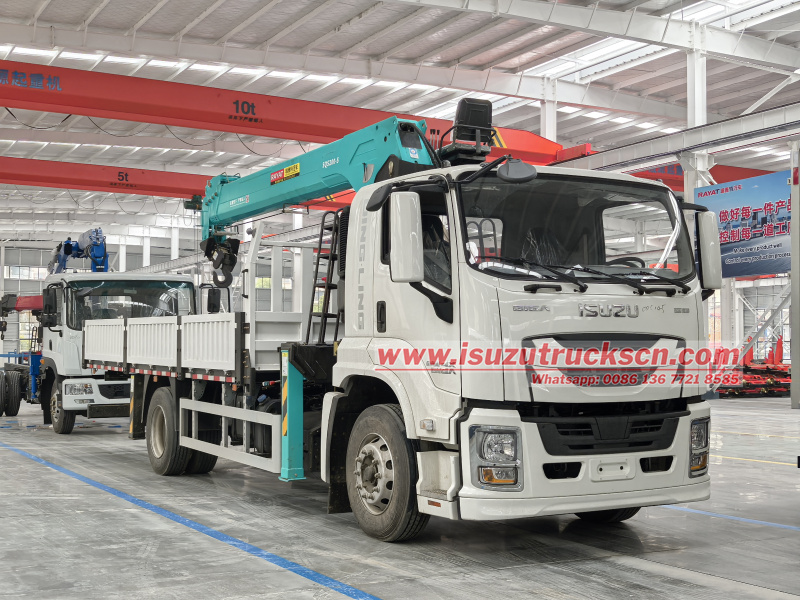 Isuzu Giga QL1180JQFRCY 4HK1-TCG62 Truck Mounted Crane for sale