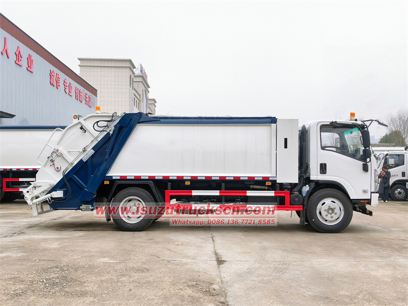 Isuzu 8.5 cbm hydraulic compaction truck