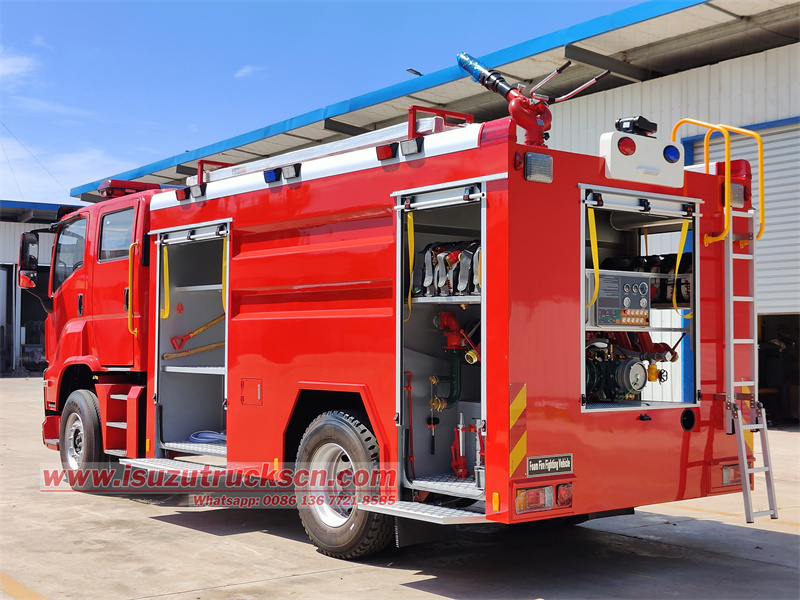 Isuzu GIGA 4.5cbm foam fire fighting truck