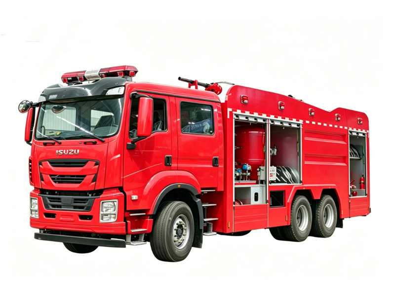 Isuzu GIGA dry powder fire truck