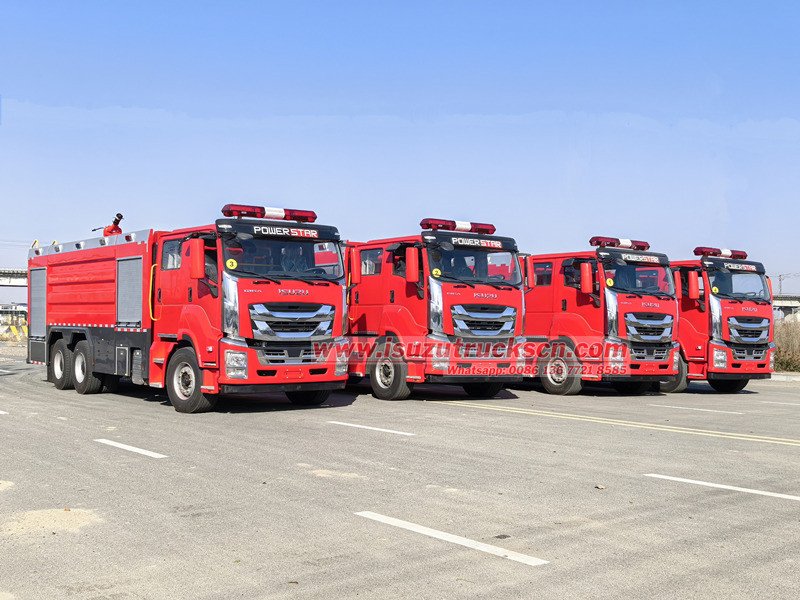 ISUZU GIGA foam fire tender